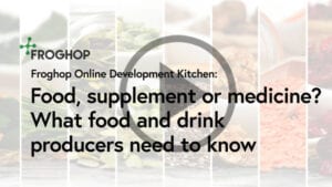 What's the difference between foods and supplements (and medicines)?