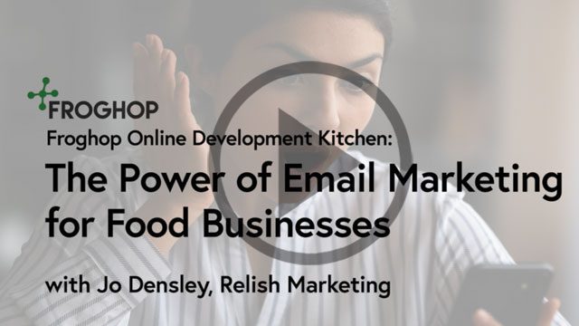 Email marketing for food businesses - Webinar